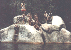 Swimming at cedar lake